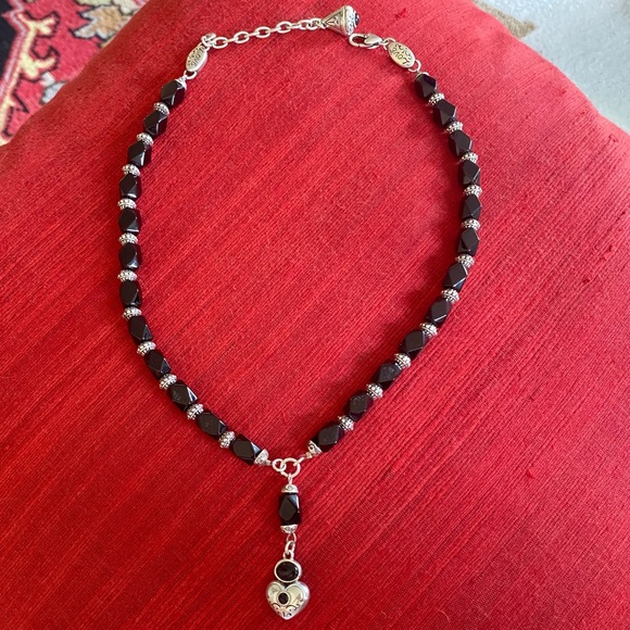 Brighton Vintage Black Onyx Necklace - Picture 2 of 3